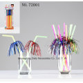 Flower Happy Holiday Creative Fireworks Straws